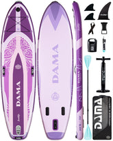 Premium Yoga&Pets Inflatable Stand Up Paddle Board, 33” Extra Wide Sup Board for Adult on Water, 330lbs Yoga Boardd with Durable SUP Accessories & Carry Bag